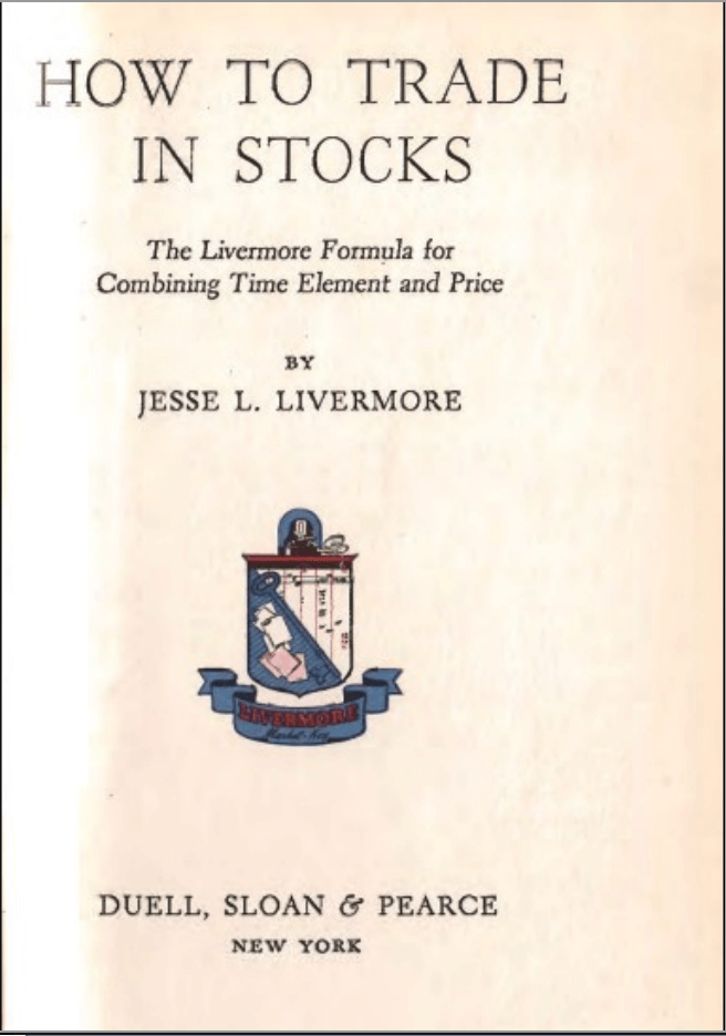 How to Trade in Stocks by Jesse Livermore PDF eBook eBooksIn